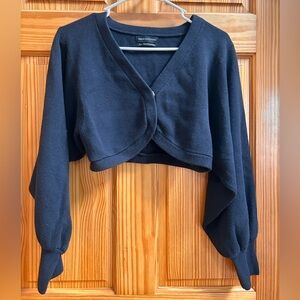 Urban Outfitters Black Cropped Shrug